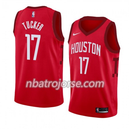 Män Houston Rockets Tröja PJ Tucker 17 2018-19 Nike Röd Swingman